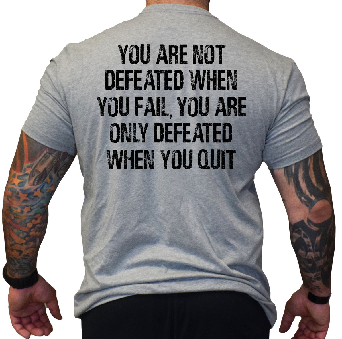 Subdued Shirt – Never Defeated
