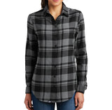 Ladies Never Defeated Tag Flannel