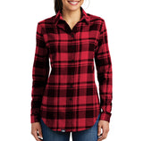 Ladies Never Defeated Tag Flannel