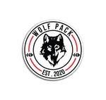 Wolfpack Circle Sticker