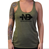 Never Defeated Ladies Tank