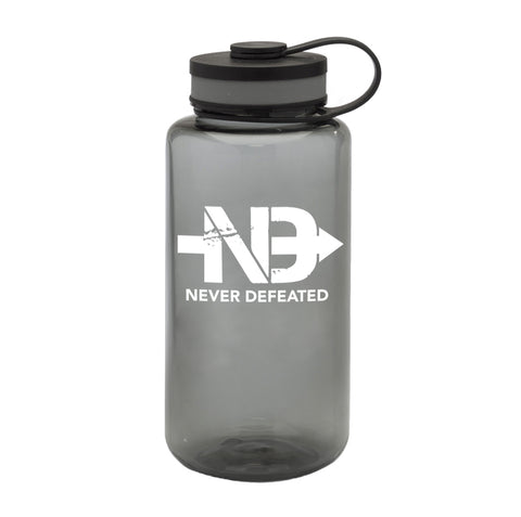 Never Defeated Water Bottle